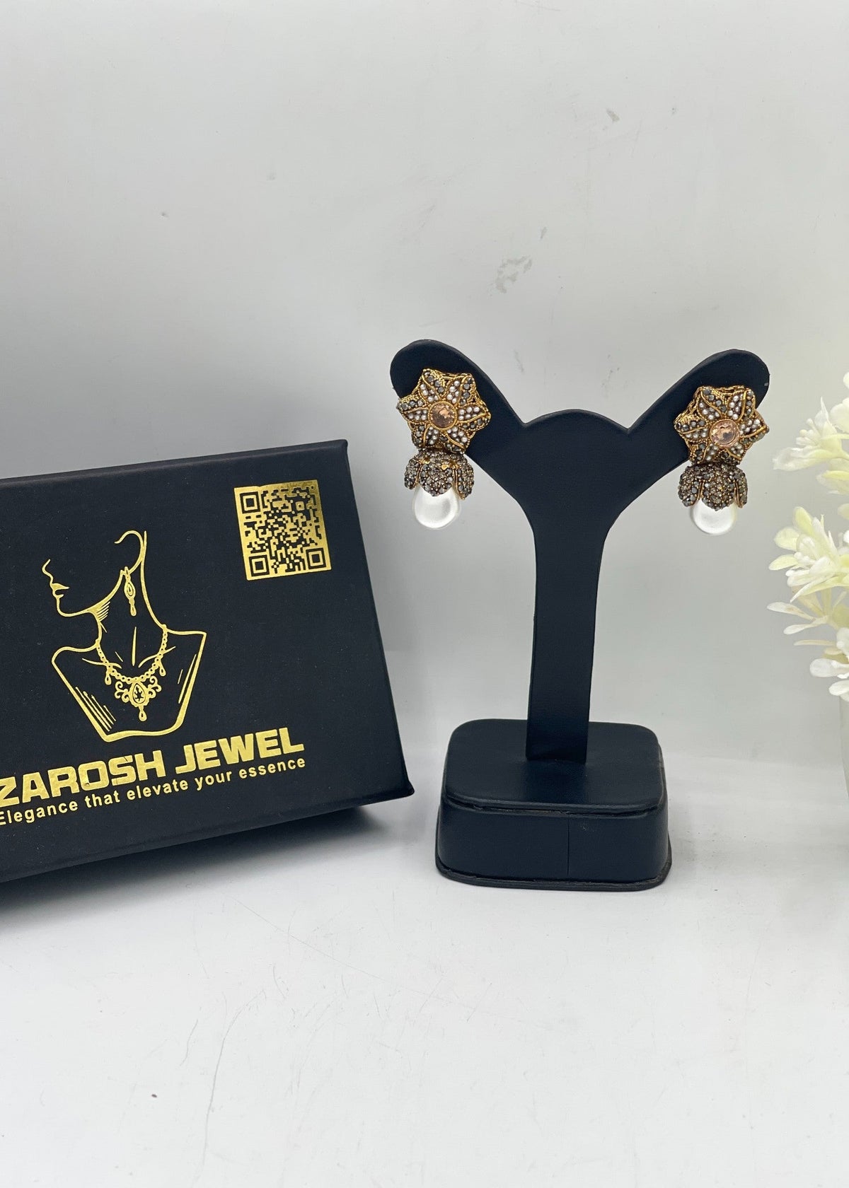 Shop the Aseelah Earrings from Zarosh Jewel