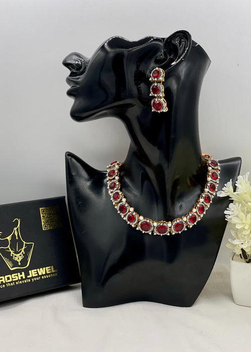 Shop the Atiya Heritage Necklace Set from Zarosh Jewel