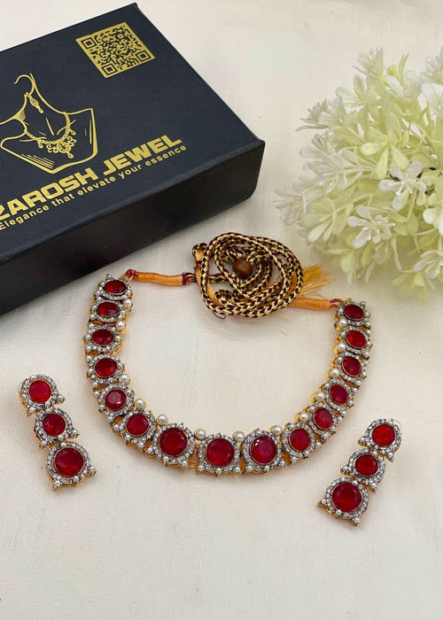 Shop the Atiya Heritage Necklace Set from Zarosh Jewel