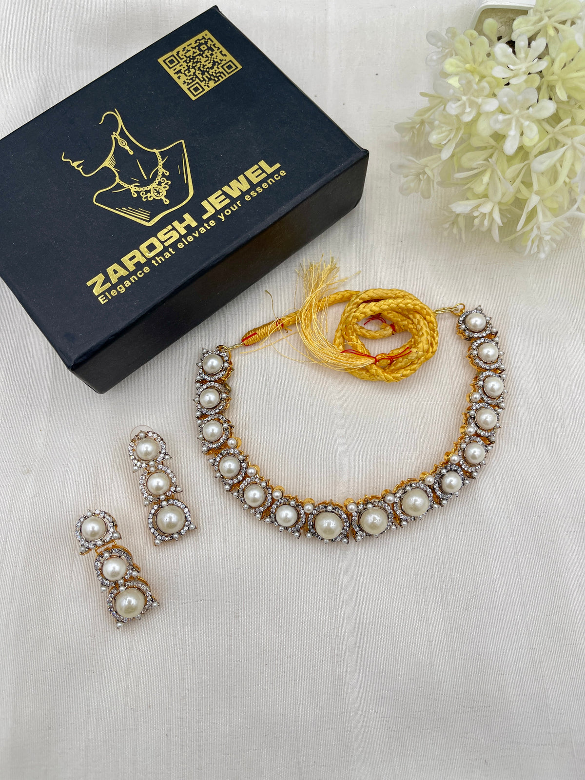 Shop the Atiya Heritage Necklace Set from Zarosh Jewel