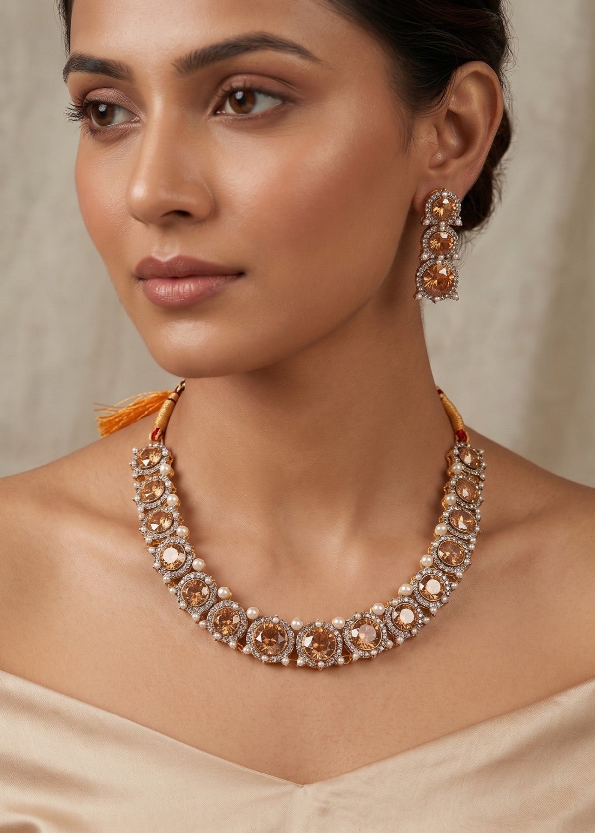 Shop the Atiya Heritage Necklace Set from Zarosh Jewel