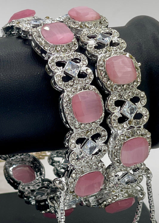 Shop the Aurelia Frost Bangles Openable from Zarosh Jewel
