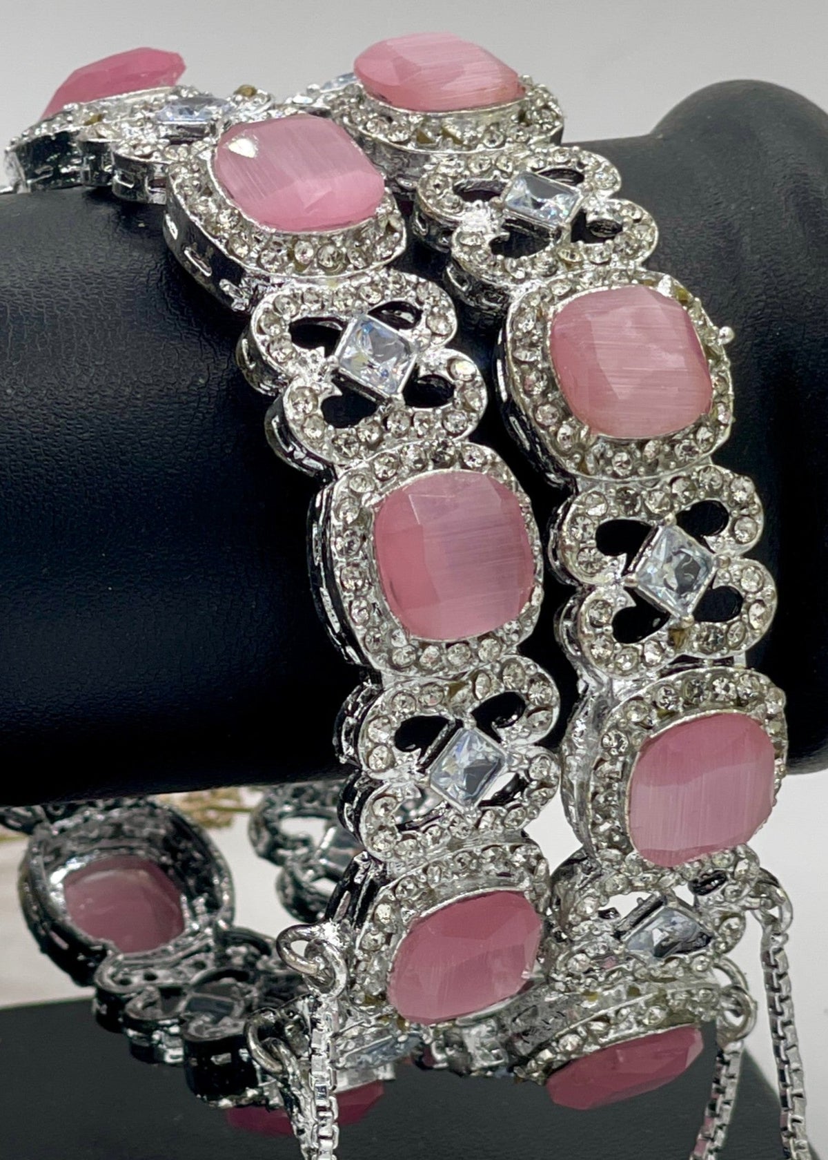 Shop the Aurelia Frost Bangles Openable from Zarosh Jewel
