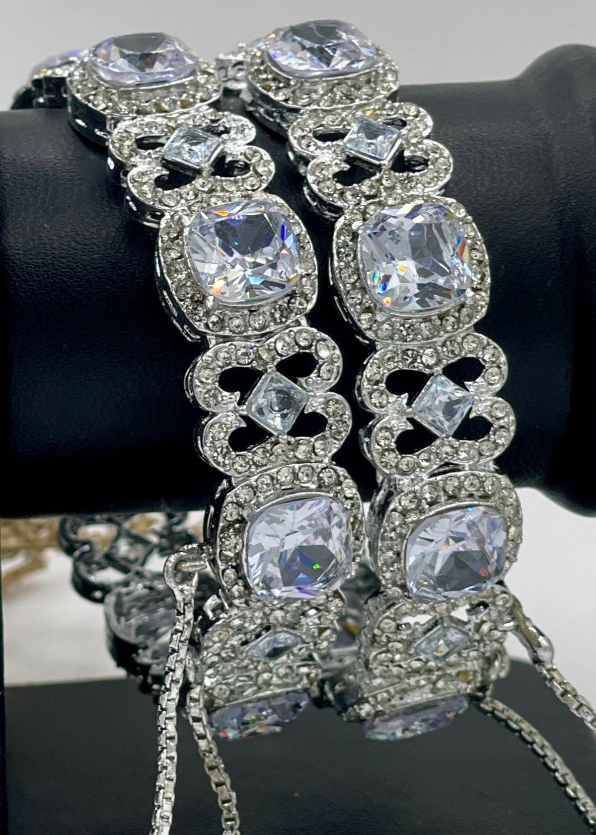 Shop the Aurelia Frost Bangles Openable from Zarosh Jewel