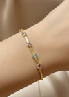 Aurora Heart Charm Bracelet by Zarosh Jewel