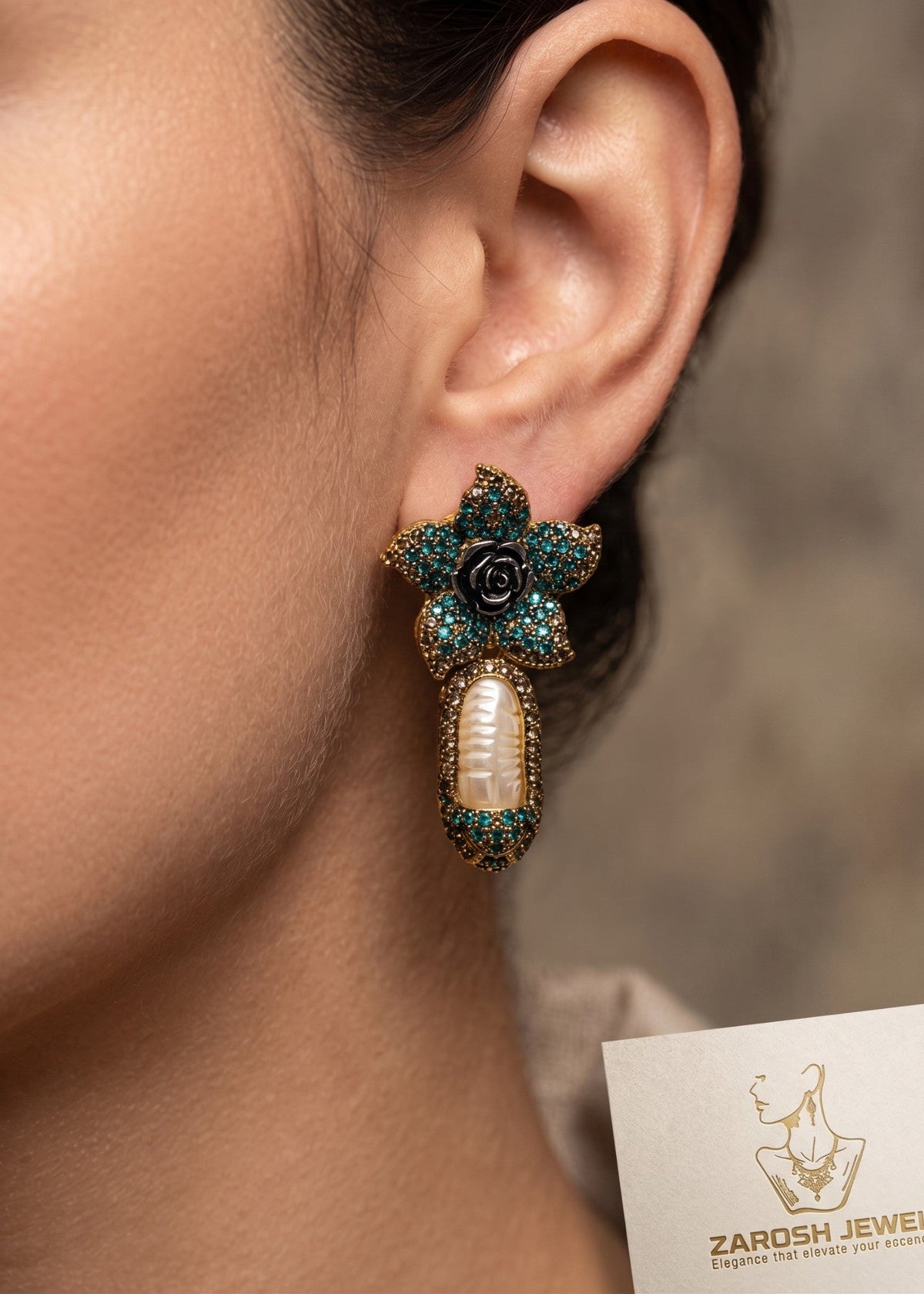 Shop the Ava Earrings from Zarosh Jewel