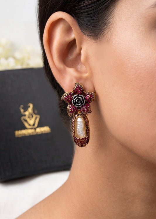 Ava Earrings by Zarosh Jewel