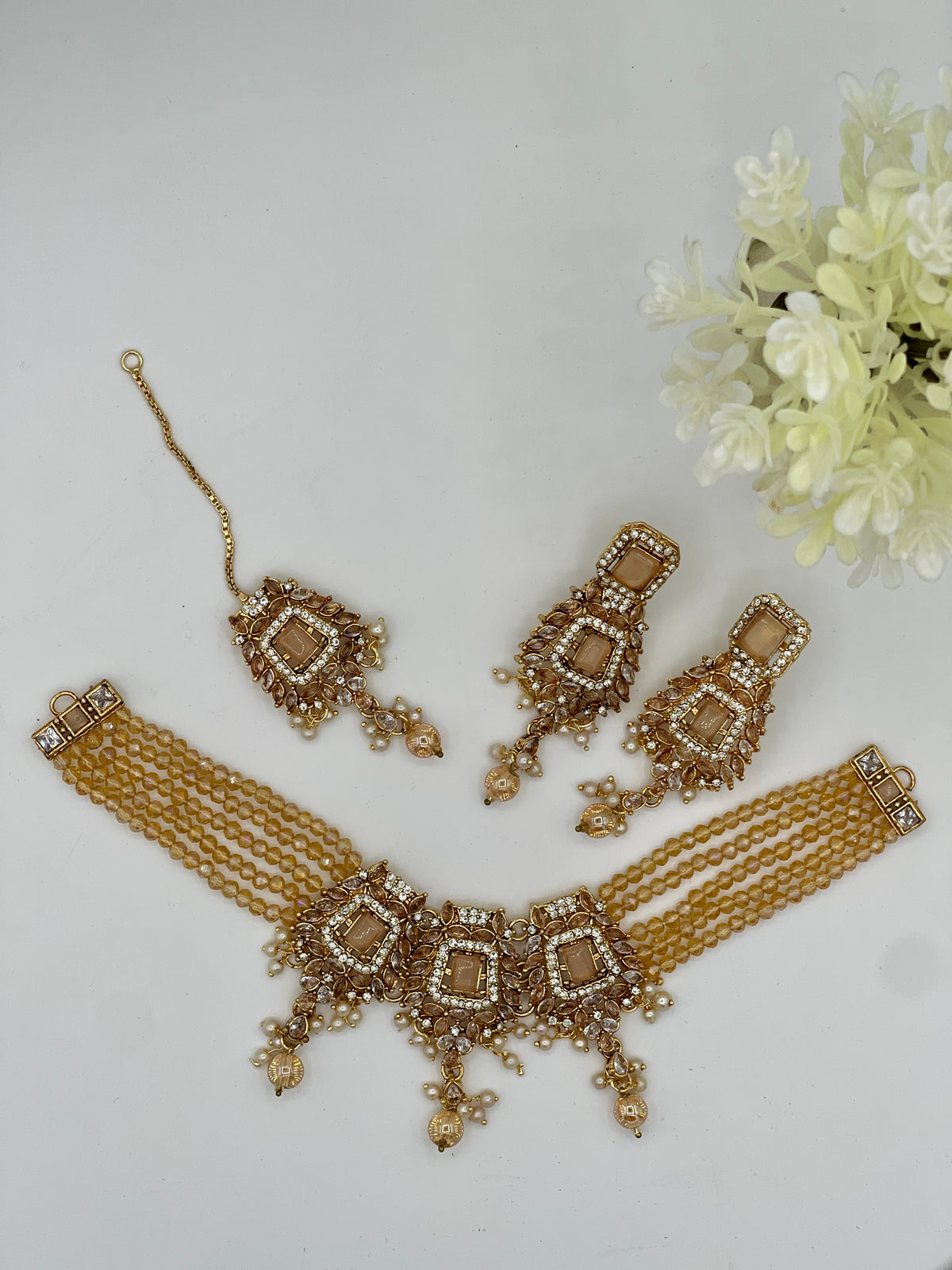 Averia Choker Set by Zarosh Jewel