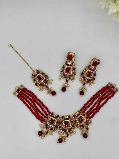 Shop the Averia Choker Set from Zarosh Jewel