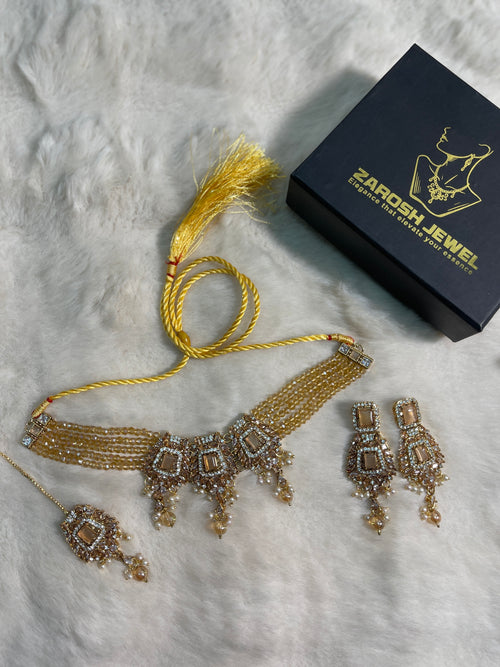 Shop the Averia Choker Set from Zarosh Jewel