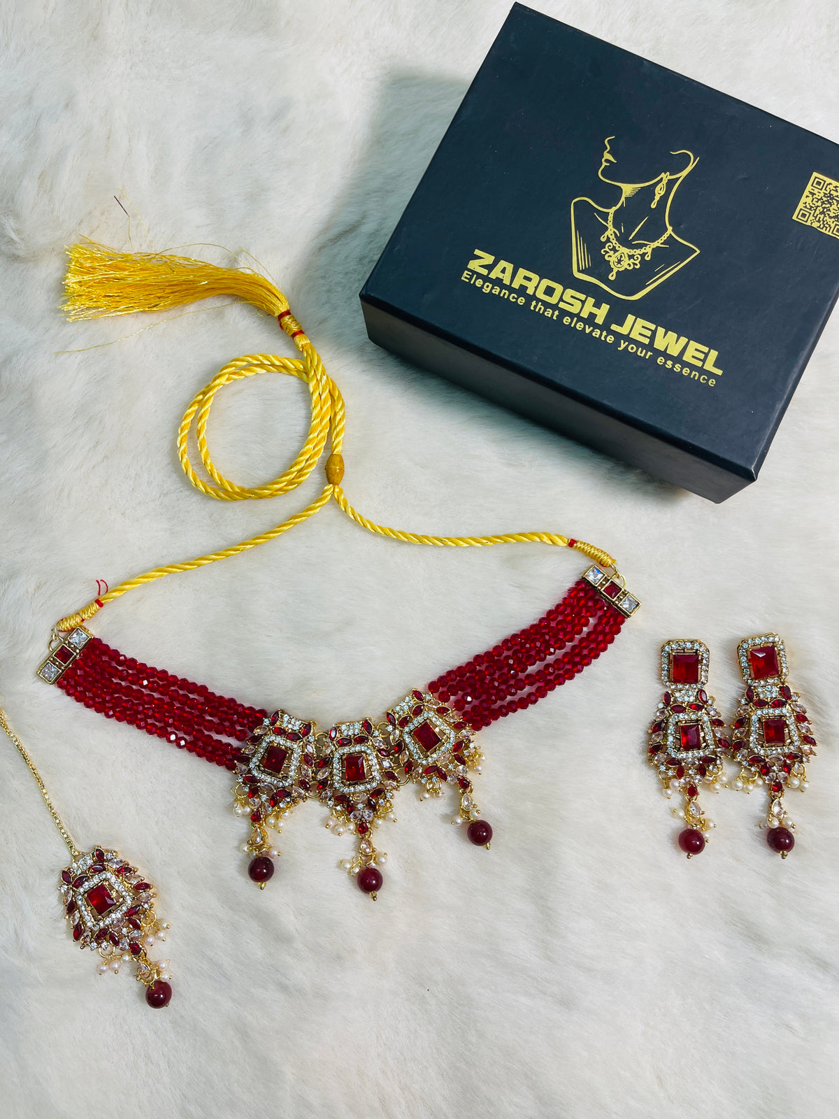 Shop the Averia Choker Set from Zarosh Jewel