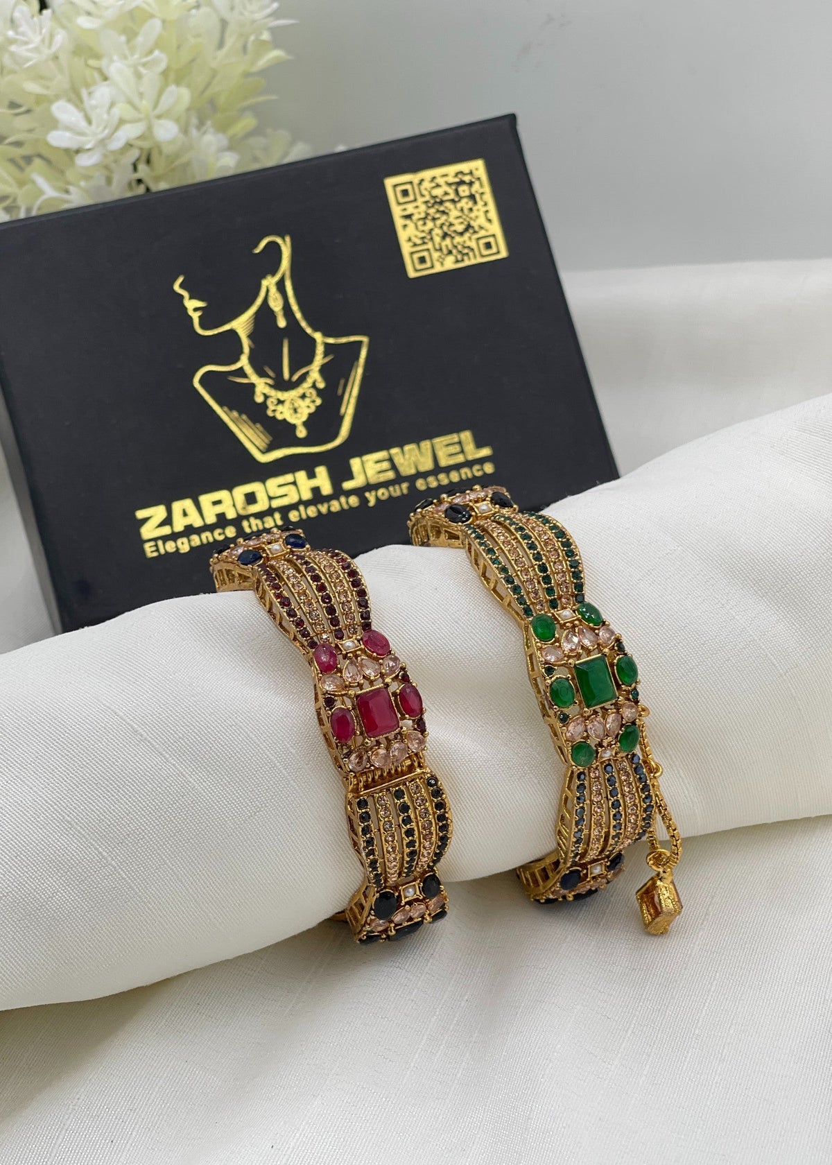 Shop the Ayah Bangle from Zarosh Jewel
