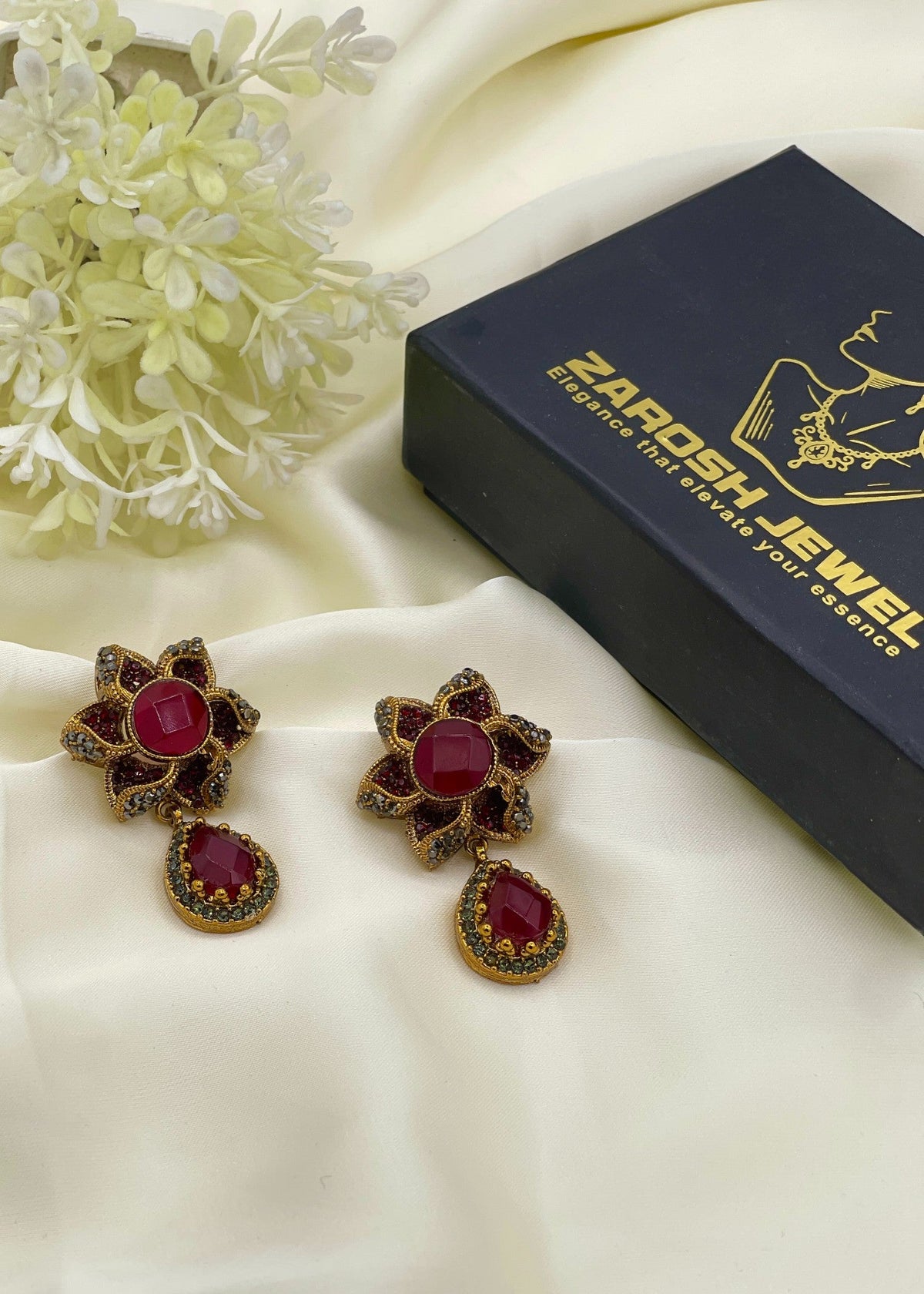 Shop the Ayesha Bloom Drops from Zarosh Jewel