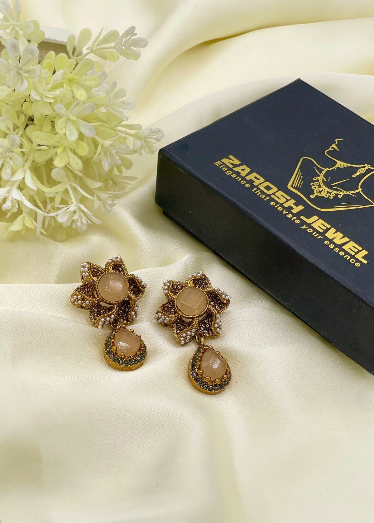 Shop the Ayesha Bloom Drops from Zarosh Jewel