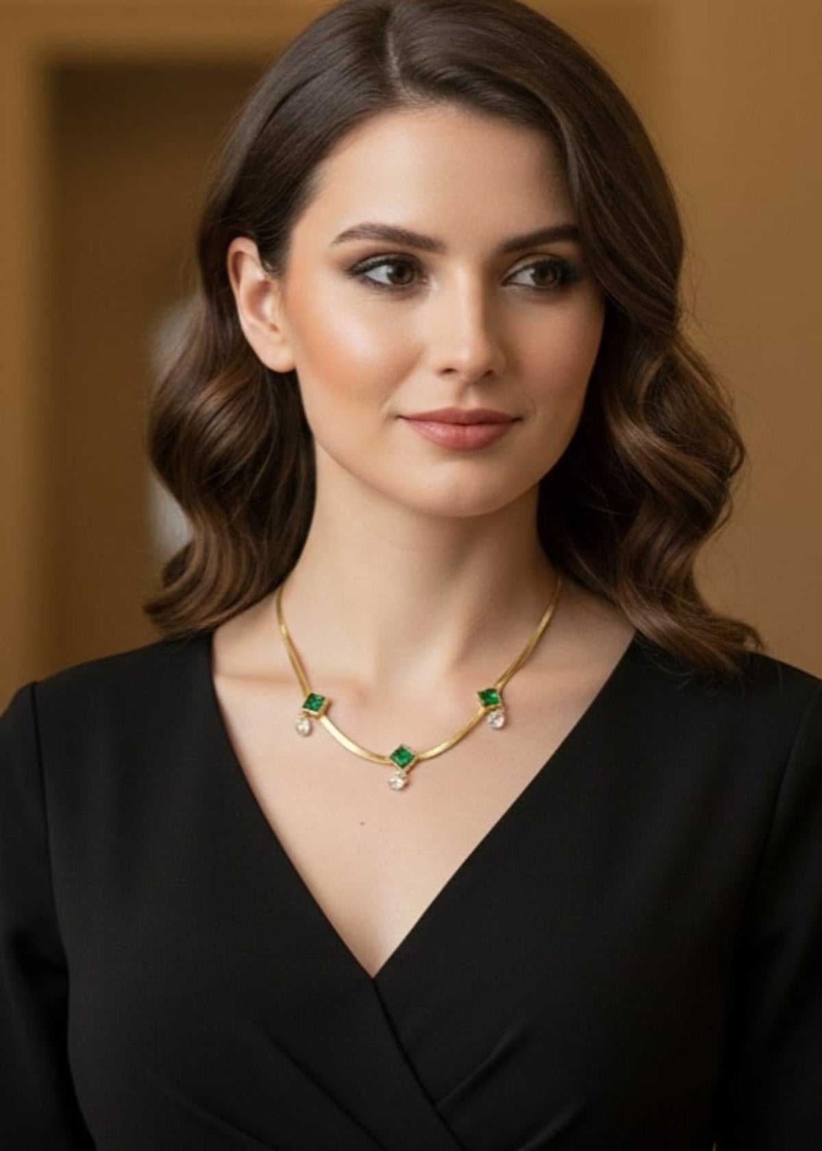 Ayla Pendant Necklace by Zarosh Jewel