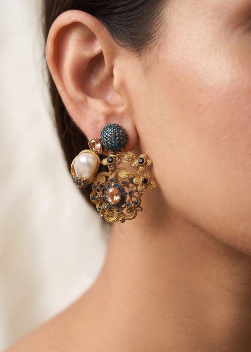 Shop the Aynoor Traditional Earring from Zarosh Jewel