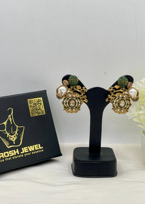Shop the Aynoor Traditional Earring from Zarosh Jewel