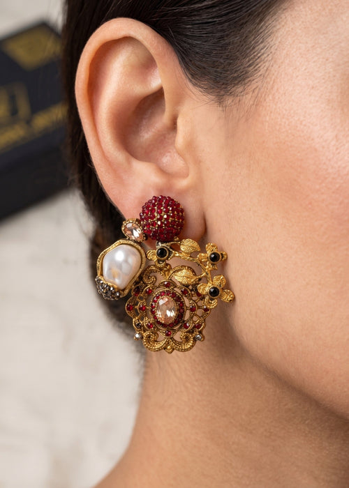 Shop the Aynoor Traditional Earring from Zarosh Jewel