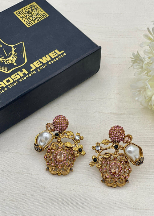 Shop the Aynoor Traditional Earring from Zarosh Jewel