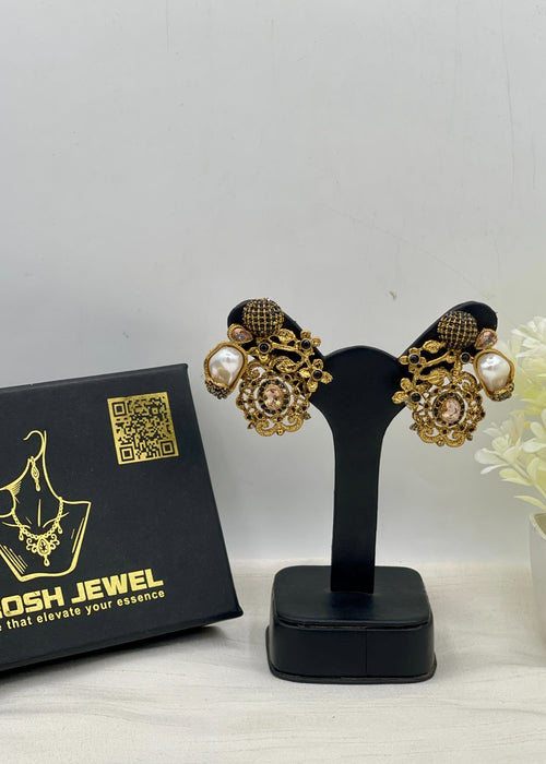 Shop the Aynoor Traditional Earring from Zarosh Jewel