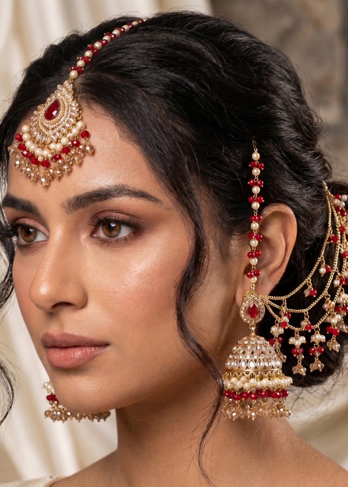 Shop the Azfa Earrings Tikka from Zarosh Jewel