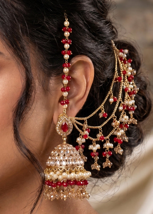 Shop the Azfa Earrings Tikka from Zarosh Jewel