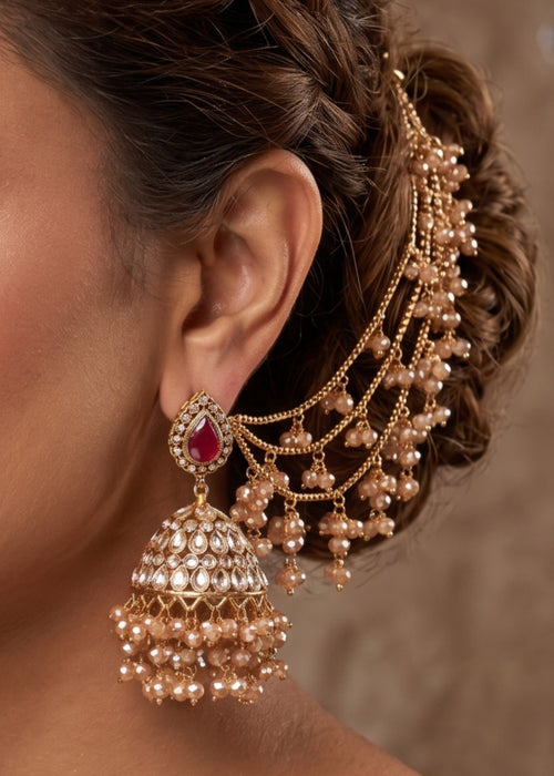 Shop the Azfa Earrings Tikka from Zarosh Jewel
