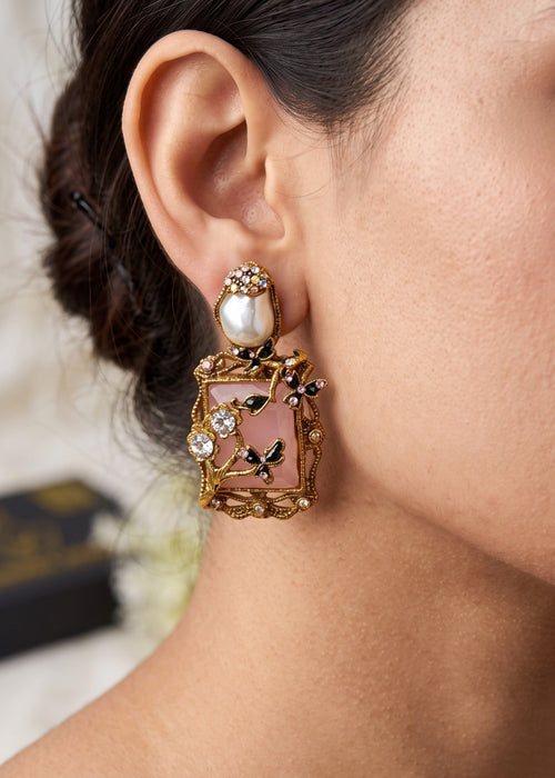 Aziza Traditional Earring by Zarosh Jewel