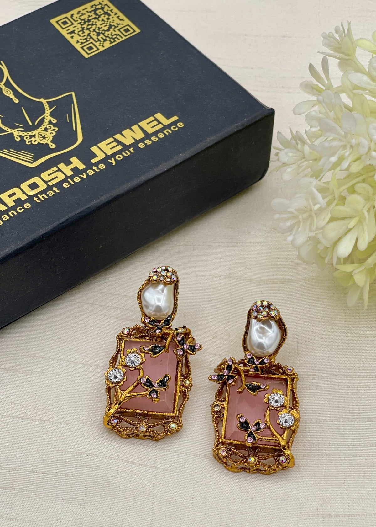 Shop the Aziza Traditional Earring from Zarosh Jewel