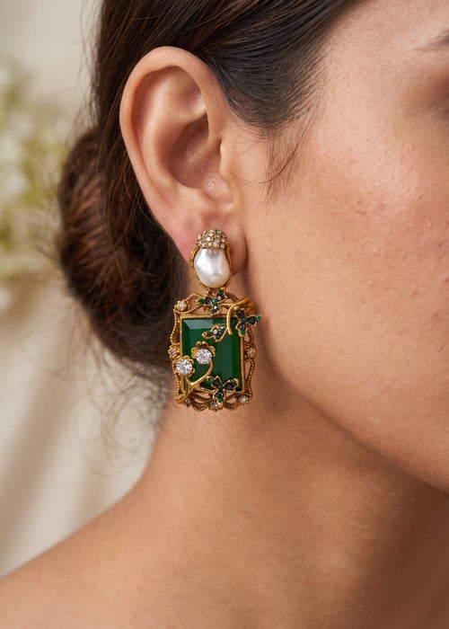 Shop the Aziza Traditional Earring from Zarosh Jewel