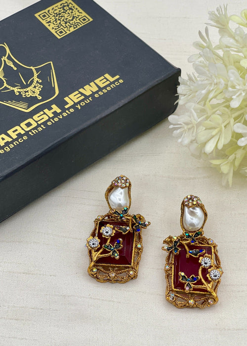 Shop the Aziza Traditional Earring from Zarosh Jewel