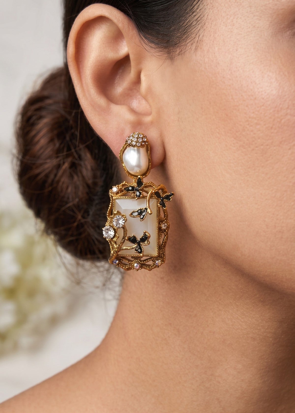 Shop the Aziza Traditional Earring from Zarosh Jewel