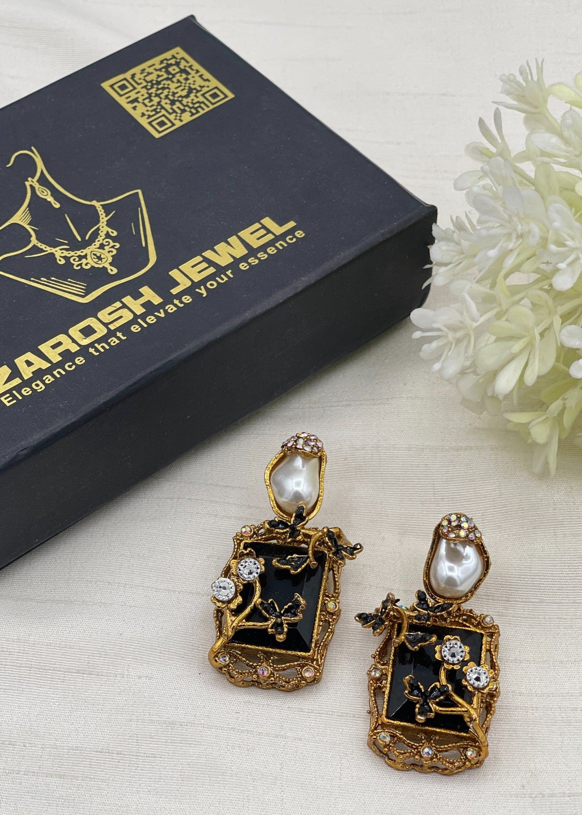 Shop the Aziza Traditional Earring from Zarosh Jewel