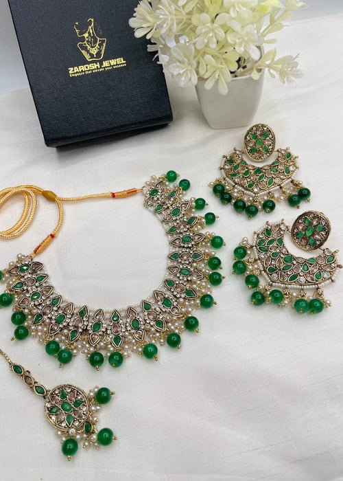 Shop the Azra Necklace Set from Zarosh Jewel