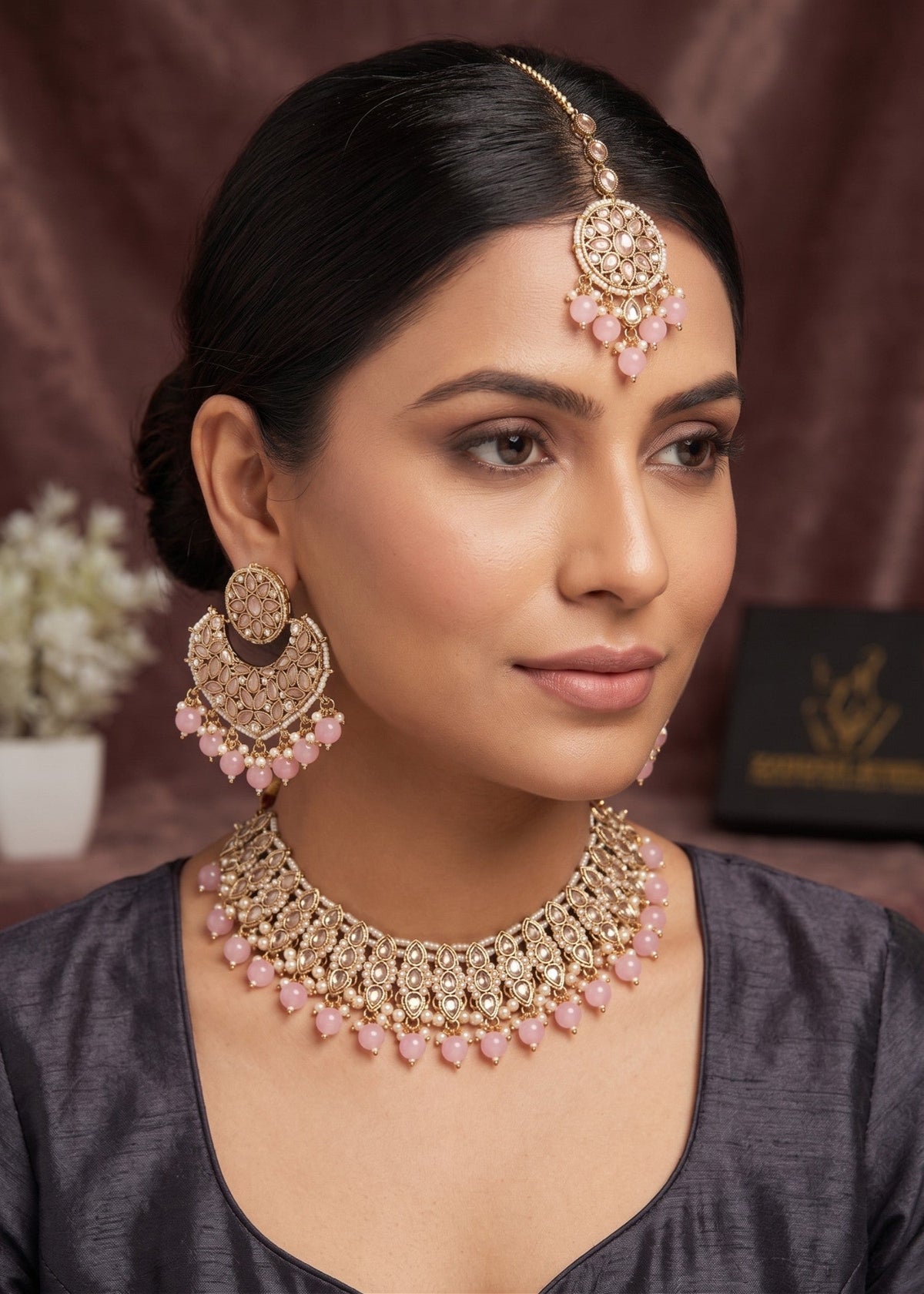 Shop the Azra Necklace Set from Zarosh Jewel