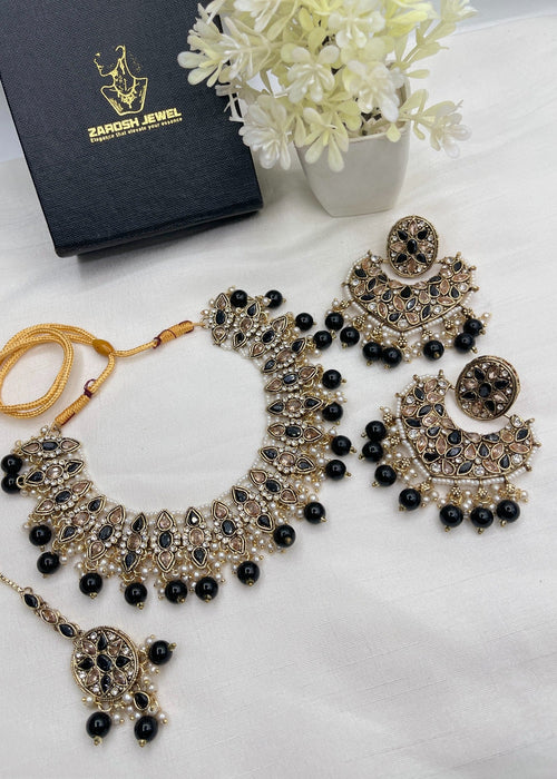 Shop the Azra Necklace Set from Zarosh Jewel