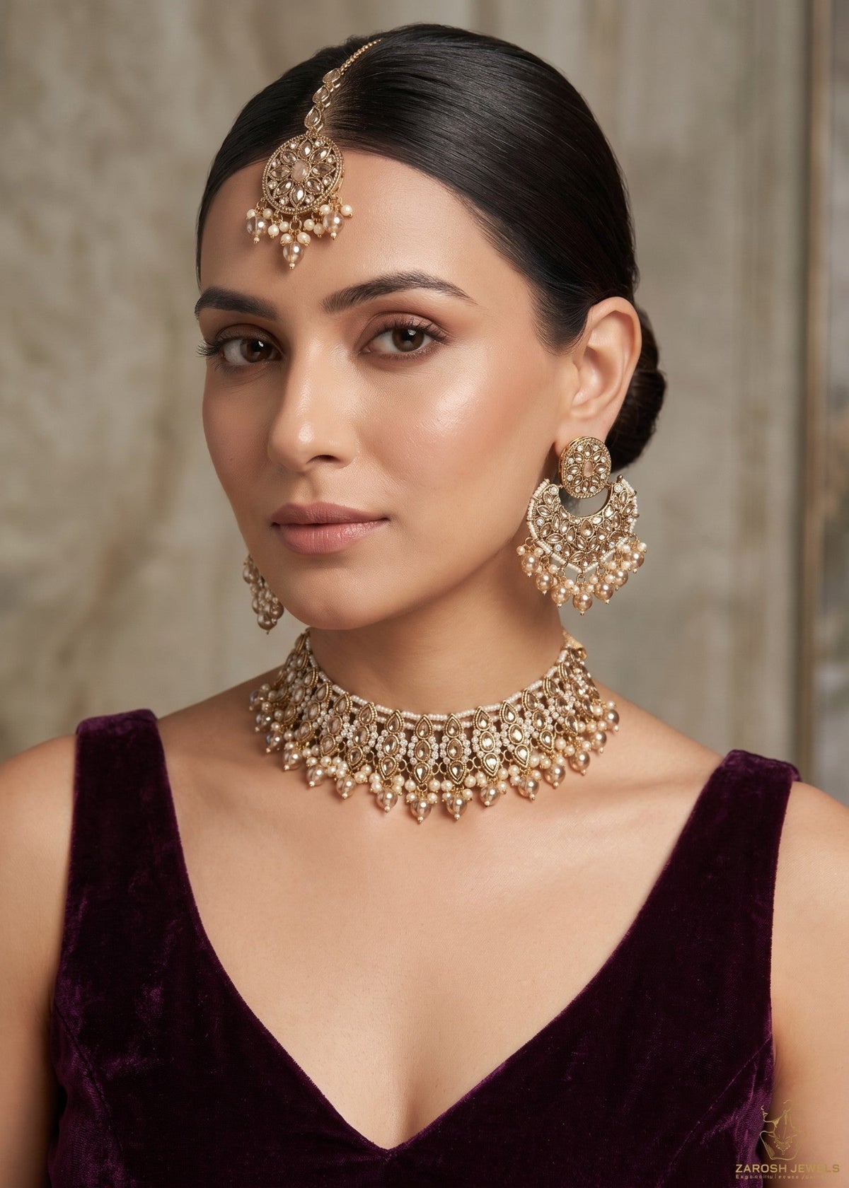 Shop the Azra Necklace Set from Zarosh Jewel