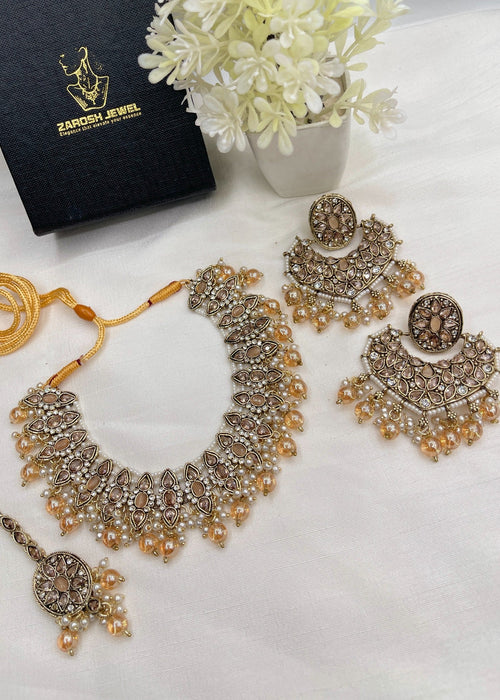 Shop the Azra Necklace Set from Zarosh Jewel