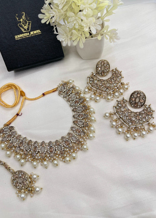 Shop the Azra Necklace Set from Zarosh Jewel