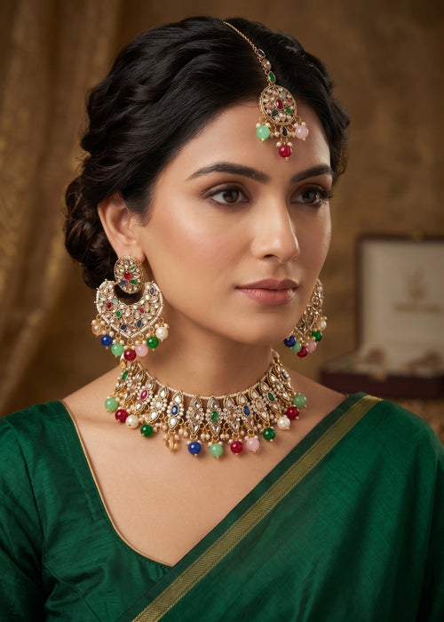 Shop the Azra Necklace Set from Zarosh Jewel