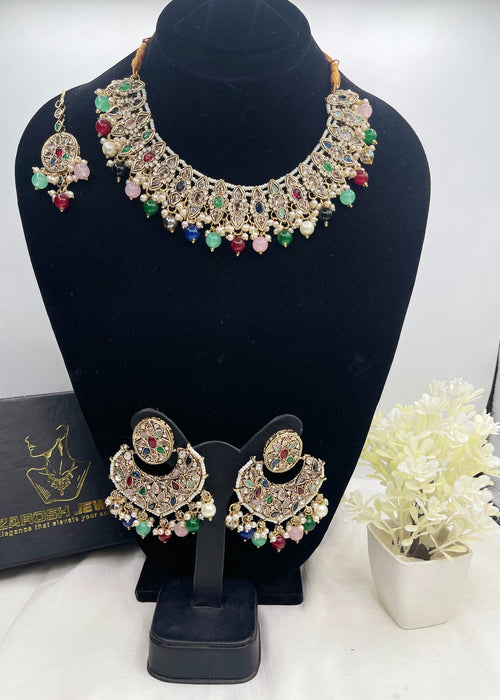 Shop the Azra Necklace Set from Zarosh Jewel