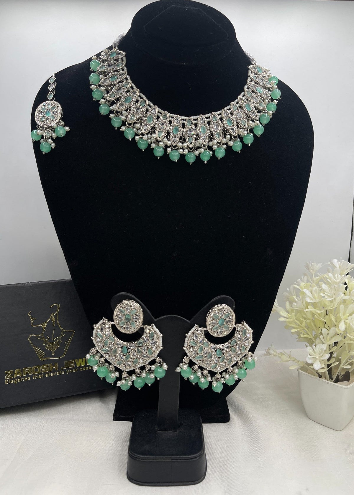 Shop the Azra Necklace Set from Zarosh Jewel