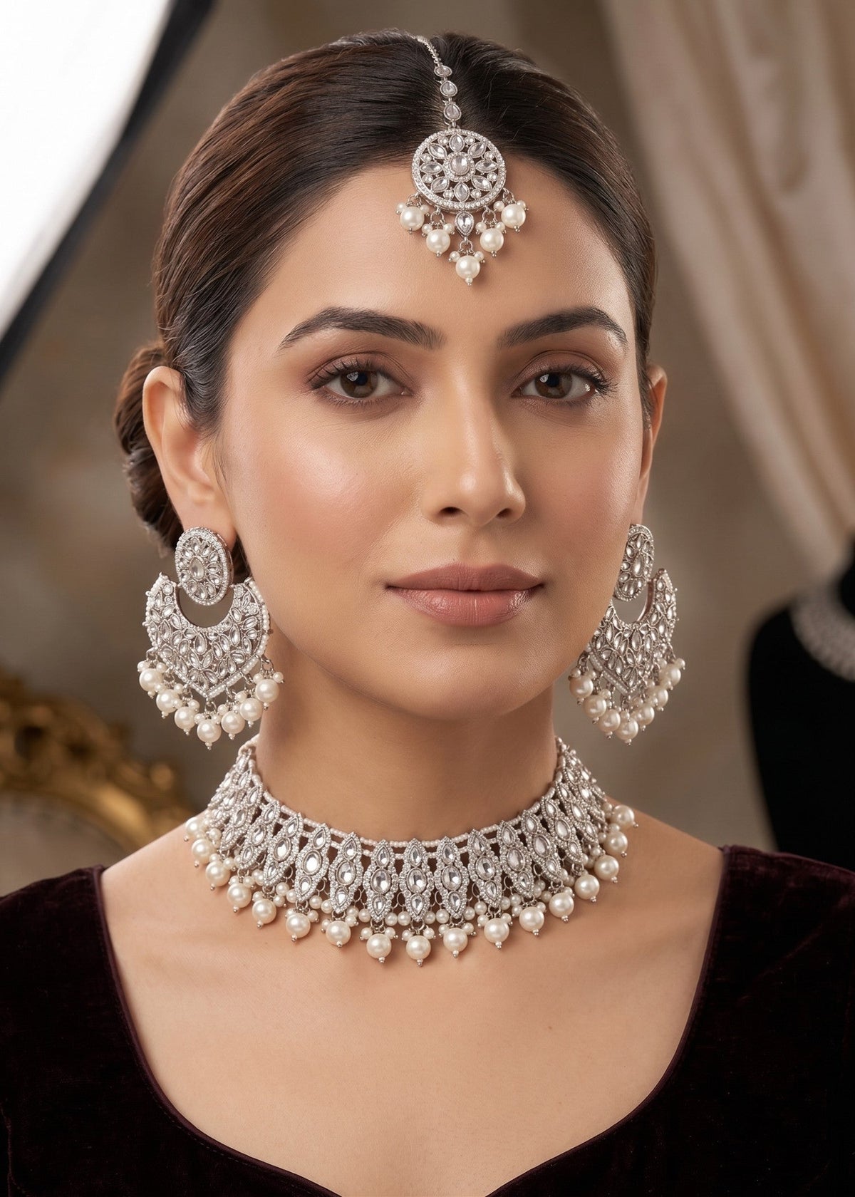Shop the Azra Necklace Set from Zarosh Jewel