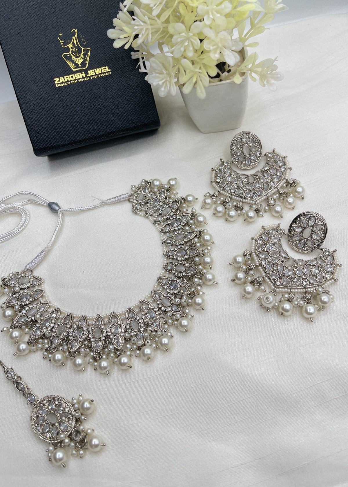 Shop the Azra Necklace Set from Zarosh Jewel