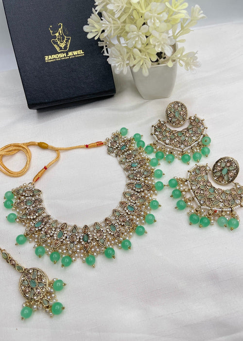 Shop the Azra Necklace Set from Zarosh Jewel