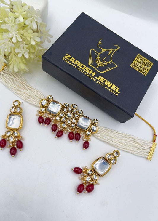 Shop the Bahar Kundan Choker Set from Zarosh Jewel