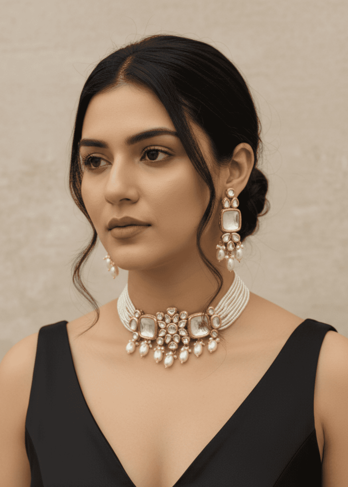 Shop the Bahar Kundan Choker Set from Zarosh Jewel