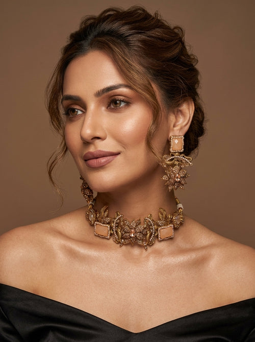 Shop the Baheera Heritage Choker Set from Zarosh Jewel