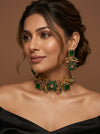Shop the Baheera Heritage Choker Set from Zarosh Jewel