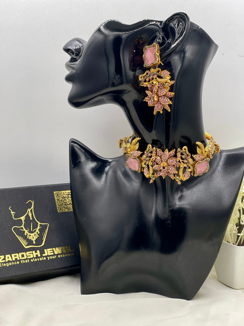 Shop the Baheera Heritage Choker Set from Zarosh Jewel